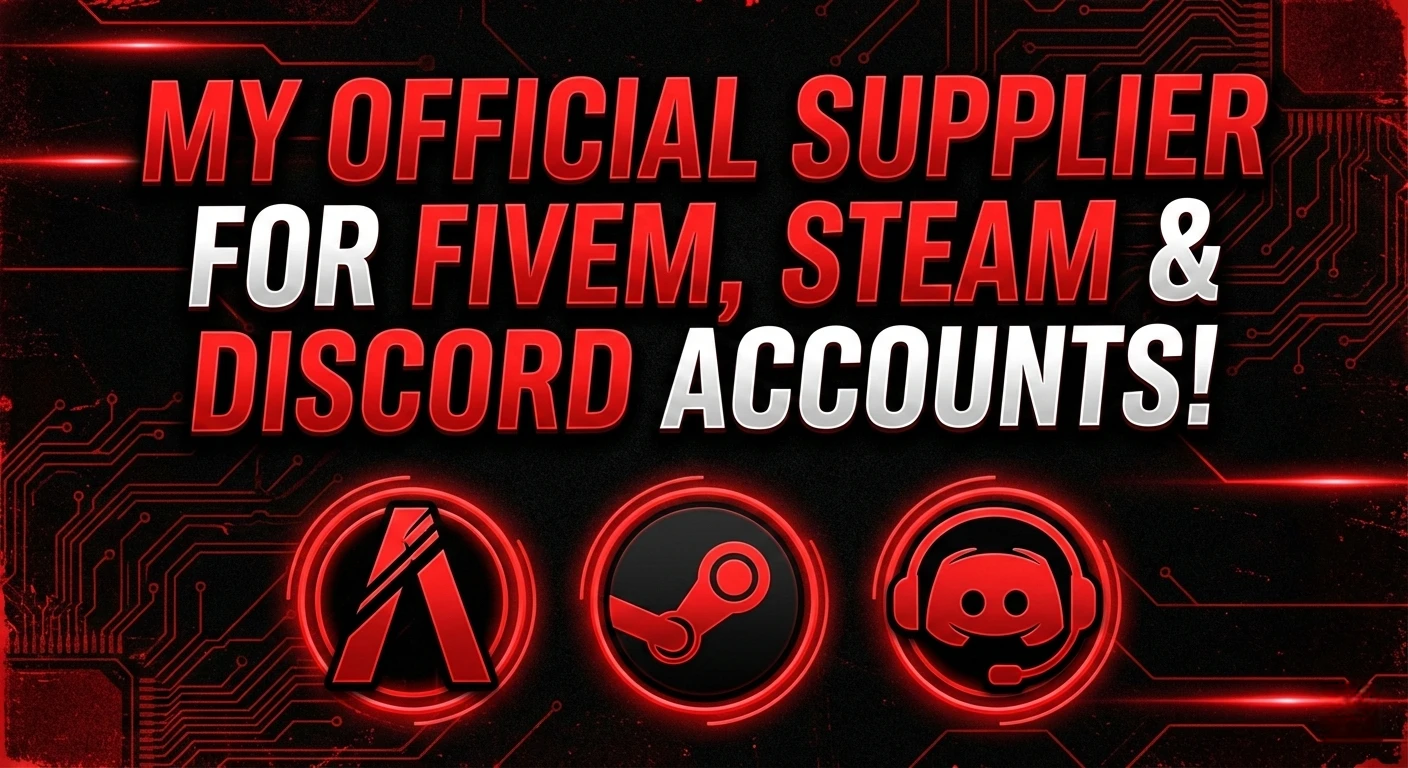 FIVEM READY STEAM DISCORD SUPPLIER [ INSTANT DELIVERY}